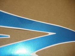 Honda cbr 600rr 2007 blue reproduction stickers