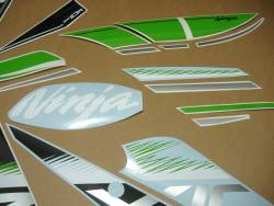 Kawasaki zx10r 2016 green complete decals set