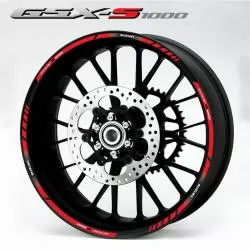 Wheel stripes for Suzuki gsx-s 1000 2016 l6 red