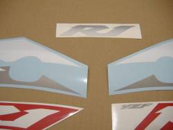 Yamaha YZF-R1 2003 RN09 red stickers set