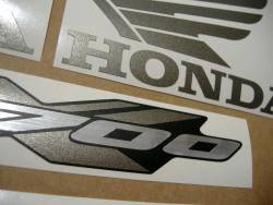 Honda nc700xa 2012 black stickers kit