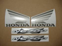 Honda nc700x 2012 black reproduction decals