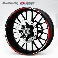 Suzuki gsxr 600 2005 k5 2008 k8 2009 k9 wheel rim stripes