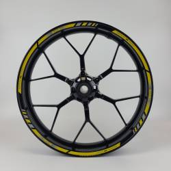 Suzuki gsxr 1000 yellow k5 k7 reflective wheel rim stickers