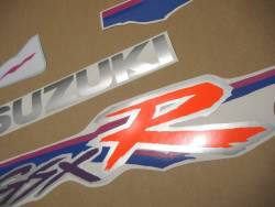 Suzuki gsxr 750 750w 1994 white blue stickers