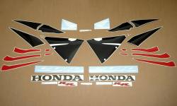 Honda cbr 600rr 2006 red stickers set