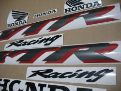 Honda VTR 1000 rc-51 2001 silver decals kit