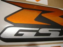 Suzuki gsxr 1000 l1 l2 l3 l4 l5 l6 orange decals stickers set