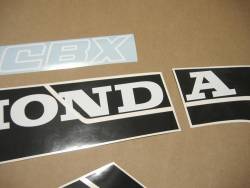 Honda cbx 750f rc17 1984 red stickers set