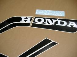 Honda cbx 750f rc17 1984 red stickers kit 