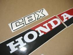 Honda cbx 750f rc17 1985 silver stickers kit 