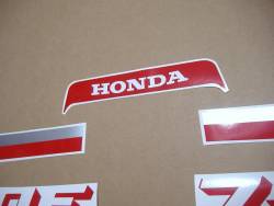 Honda cbx 750 rc17 1986 black decals set