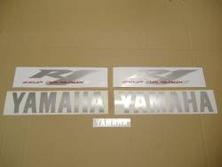 Yamaha YZF R1 2005 RN12 black decal set