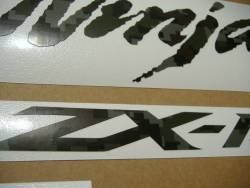 Kawasaki Ninja ZX-10R combat camouflage decals