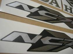 Honda NC700X 2014 white decals kit 