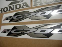 Honda NC700X 2015 red graphics kit 