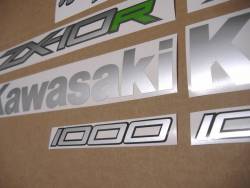 Kawasaki ZX10R Ninja 2015 black stickers kit