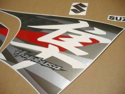 Suzuki Hayabusa GSX1300R L2 white stickers