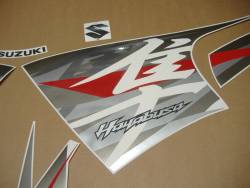 Suzuki Hayabusa 2012 white stickers kit