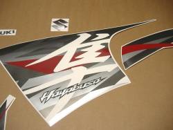 Suzuki Hayabusa GSX1300R 2012 black decals