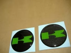 Kawasaki 3D silicone tank emblems