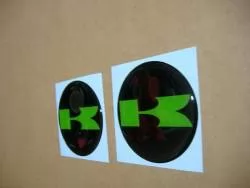 Kawasaki 3D gel tank decals