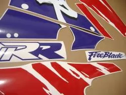 Honda Fireblade 893 1992 white full decals kit