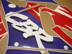 Honda CBR 900RR SC28 893 white stickers kit