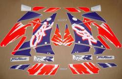 Honda Fireblade 893 93 white sticker kit