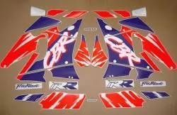 Honda Fireblade 893 93 white sticker kit