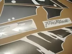 Honda Fireblade SC28 1992 black stickers kit