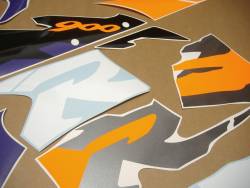 Honda Fireblade SC33 1996 grey orange stickers kit