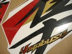 Suzuki Hayabusa 2014 red complete sticker kit