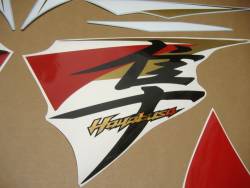 Suzuki Hayabusa GSX1300R L4 red stickers set