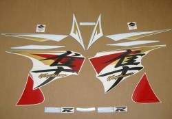 Suzuki Hayabusa 2014 red full sticker kit