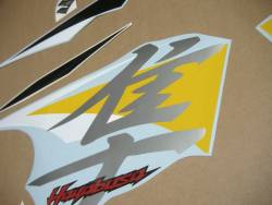 Suzuki Hayabusa 1340 2013 yellow labels graphics