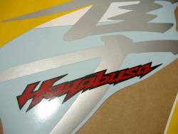 Suzuki Hayabusa 2013 yellow complete sticker kit