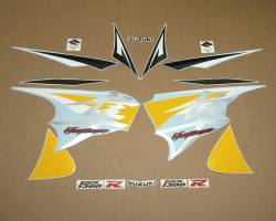 Suzuki Hayabusa GSX1300R L3 yellow stickers set