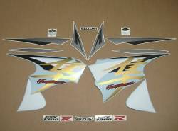 Suzuki Hayabusa 1340 L3 white logo decals set