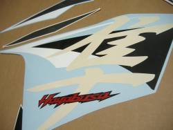 Suzuki Hayabusa ABS L3 black logo decals set